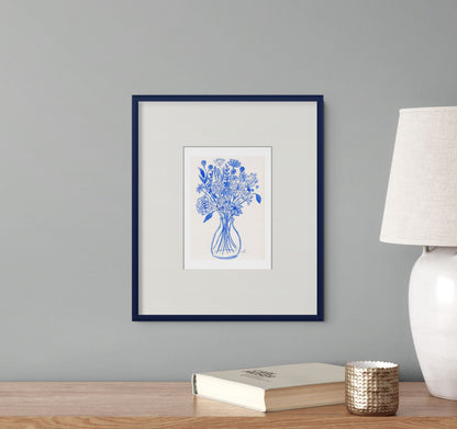 Blue Flowers - Original